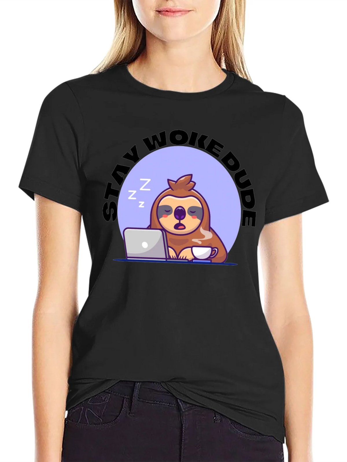 Stay Woke Dude Sloth T-Shirt