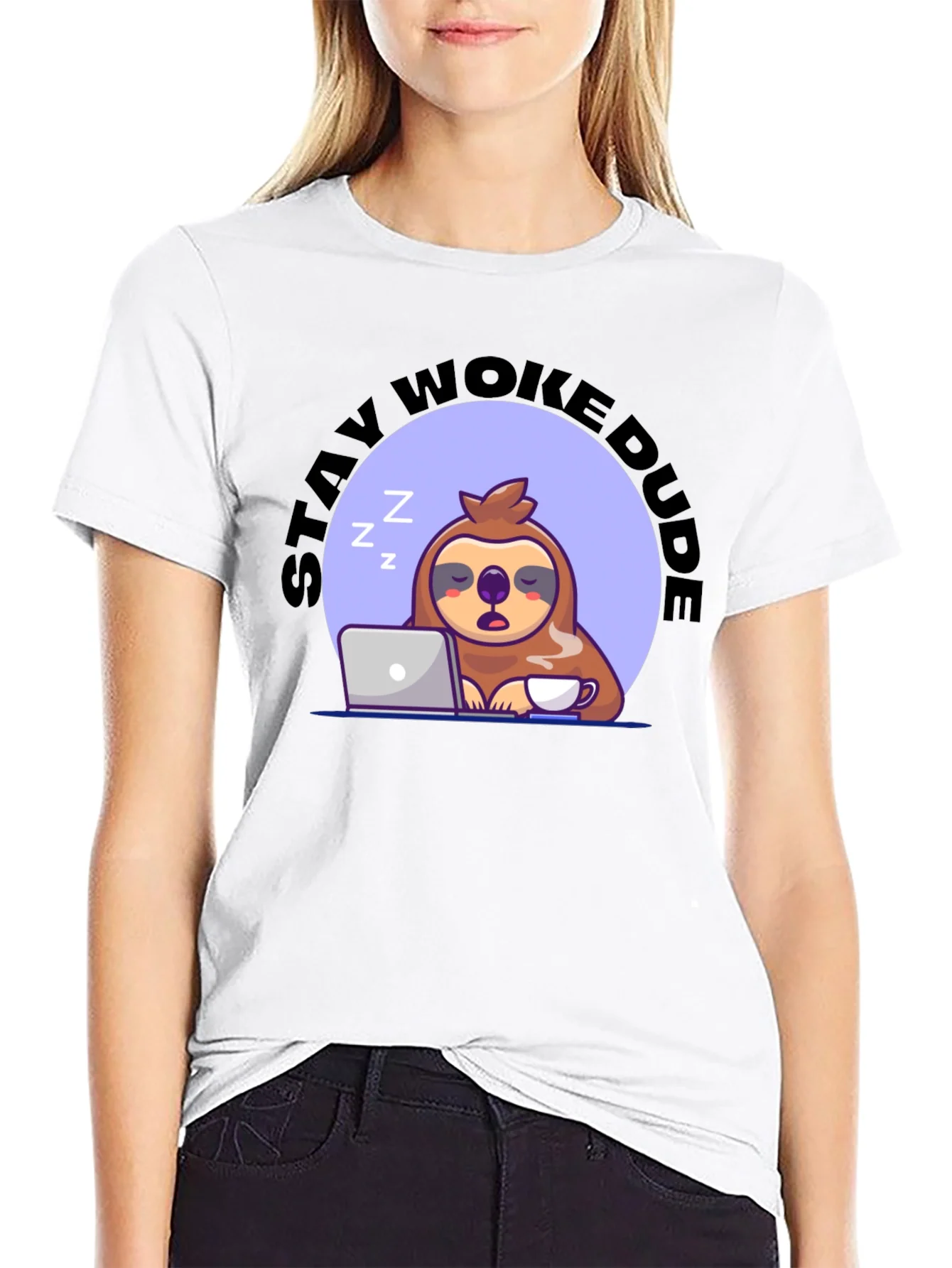 Stay Woke Dude Sloth T-Shirt