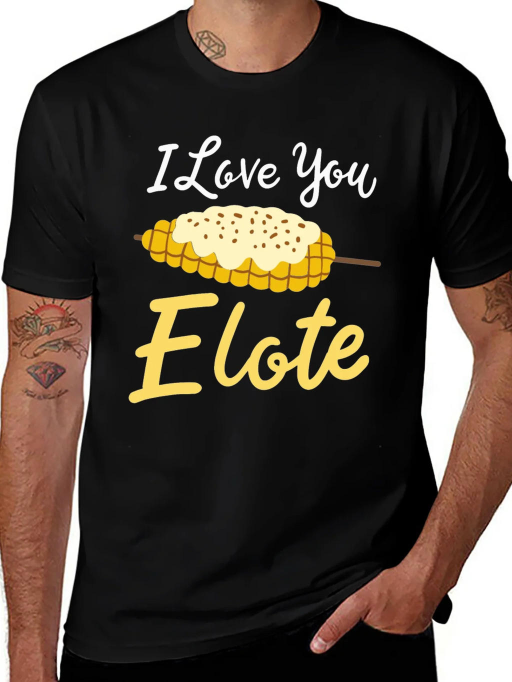 I Love You Elote Graphic T-Shirt