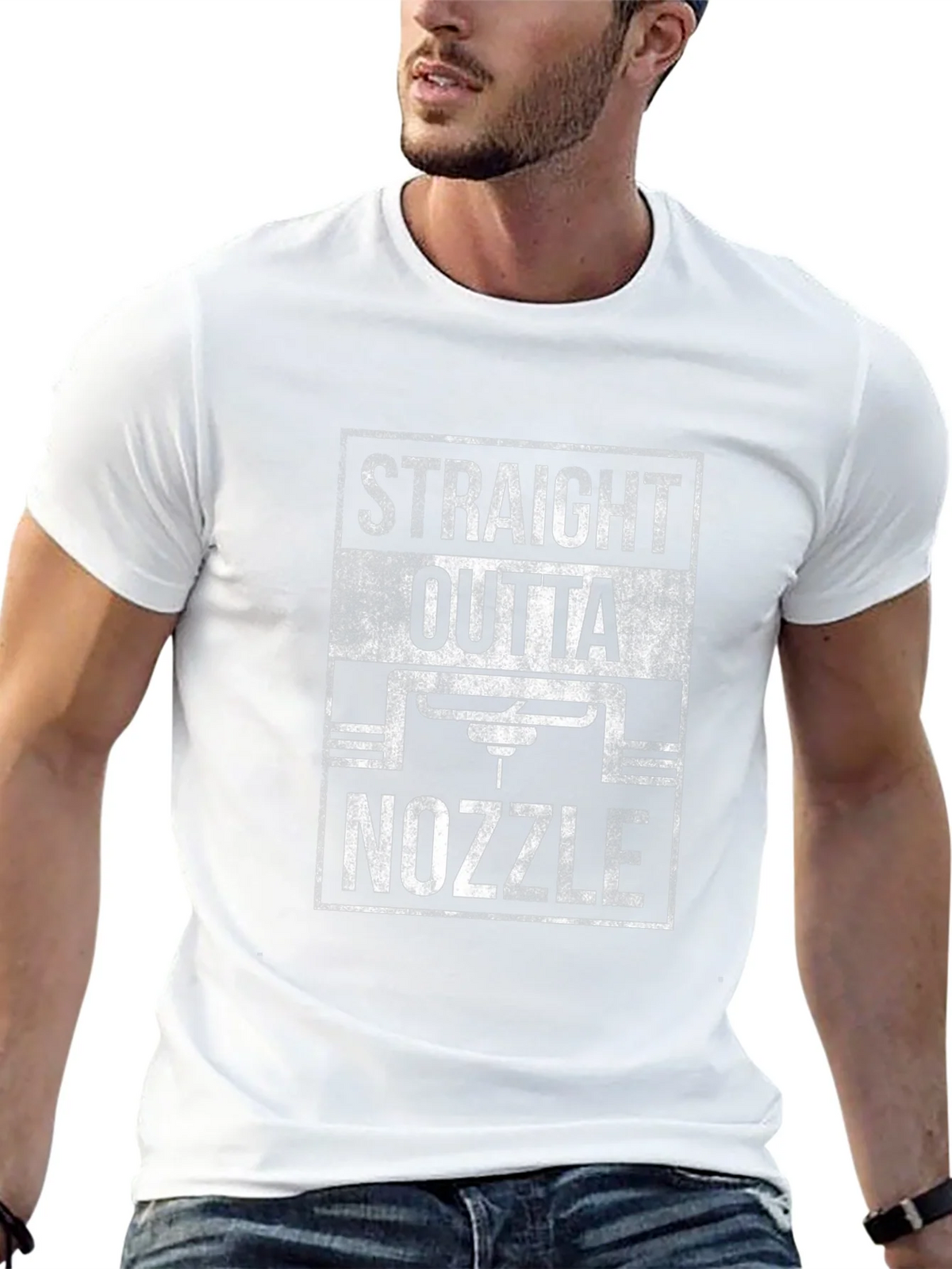 Straight Outta Nozzle T-Shirt - 3D Printing Fan Apparel