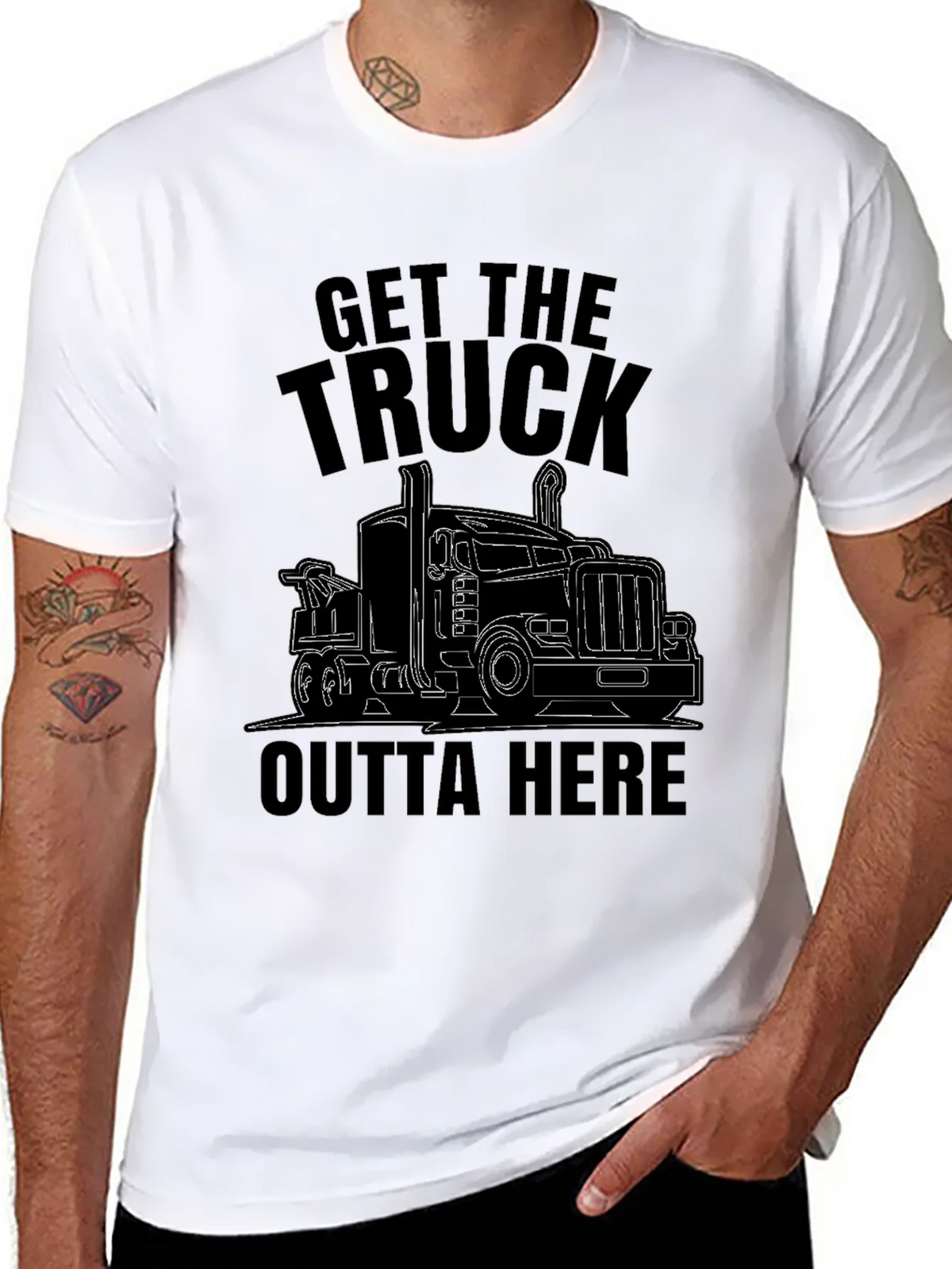 Get the Truck Outta Here Funny T-Shirt