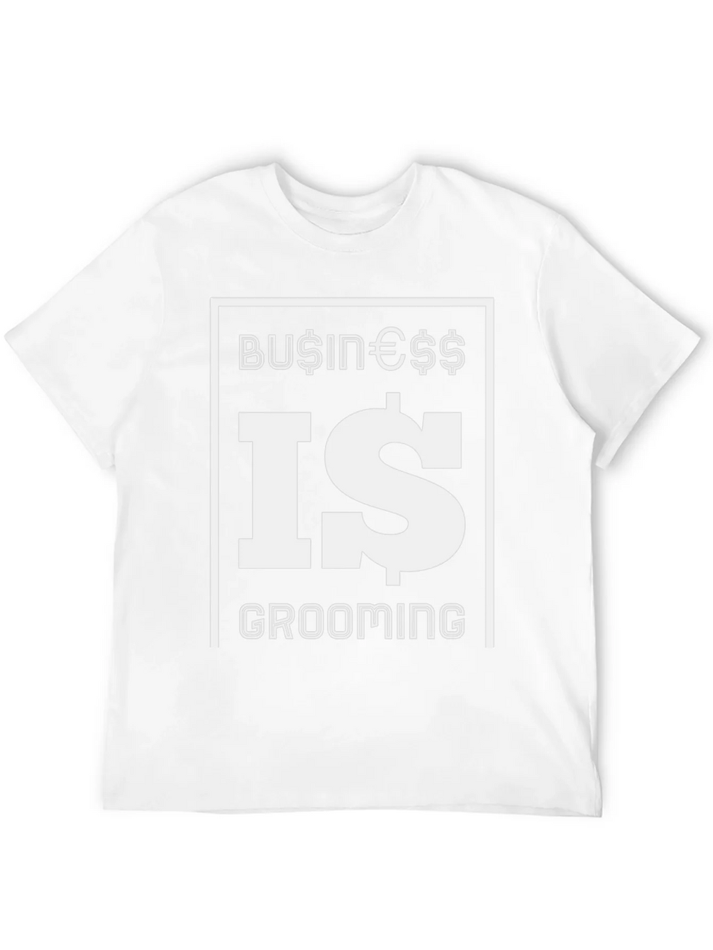 Business Is Grooming Graphic Tee - Stylish Black T-Shirt