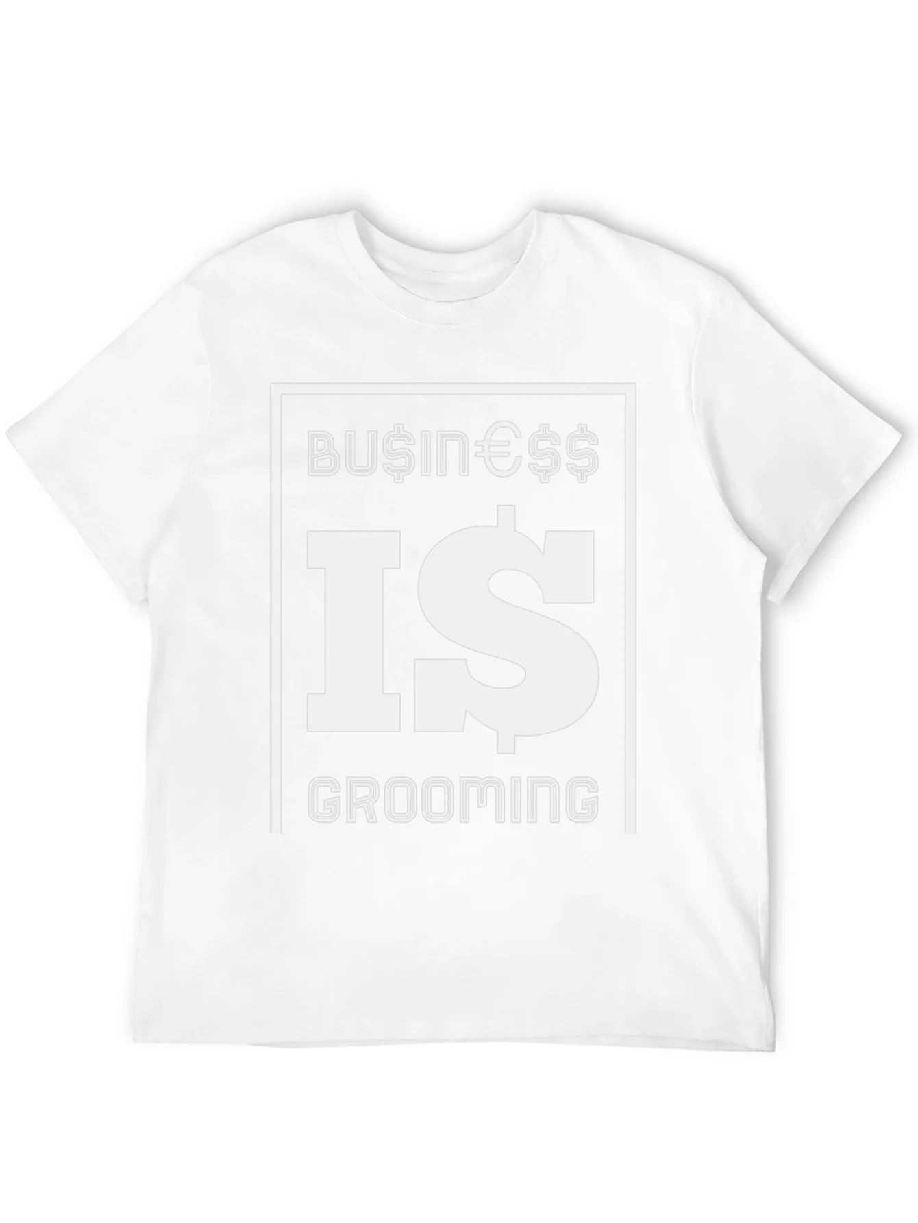 Business Is Grooming Graphic Tee - Stylish Black T-Shirt