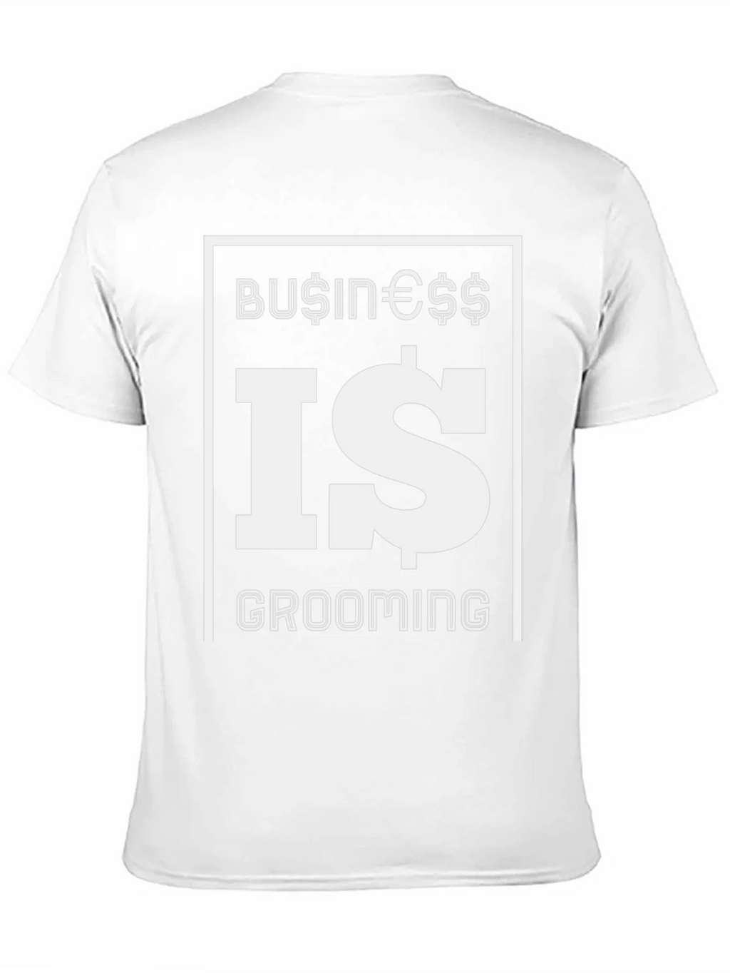 Business Is Grooming Graphic Tee - Stylish Black T-Shirt
