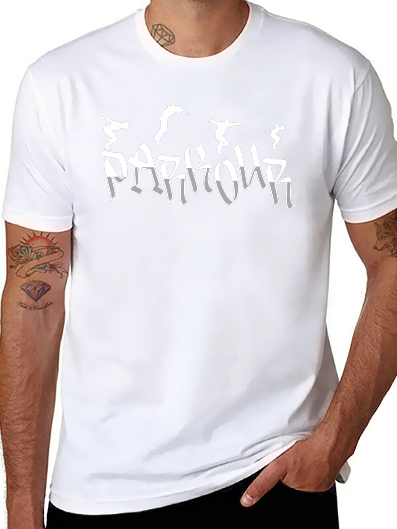 Parkour Graphic Tee - Urban Style T-Shirt