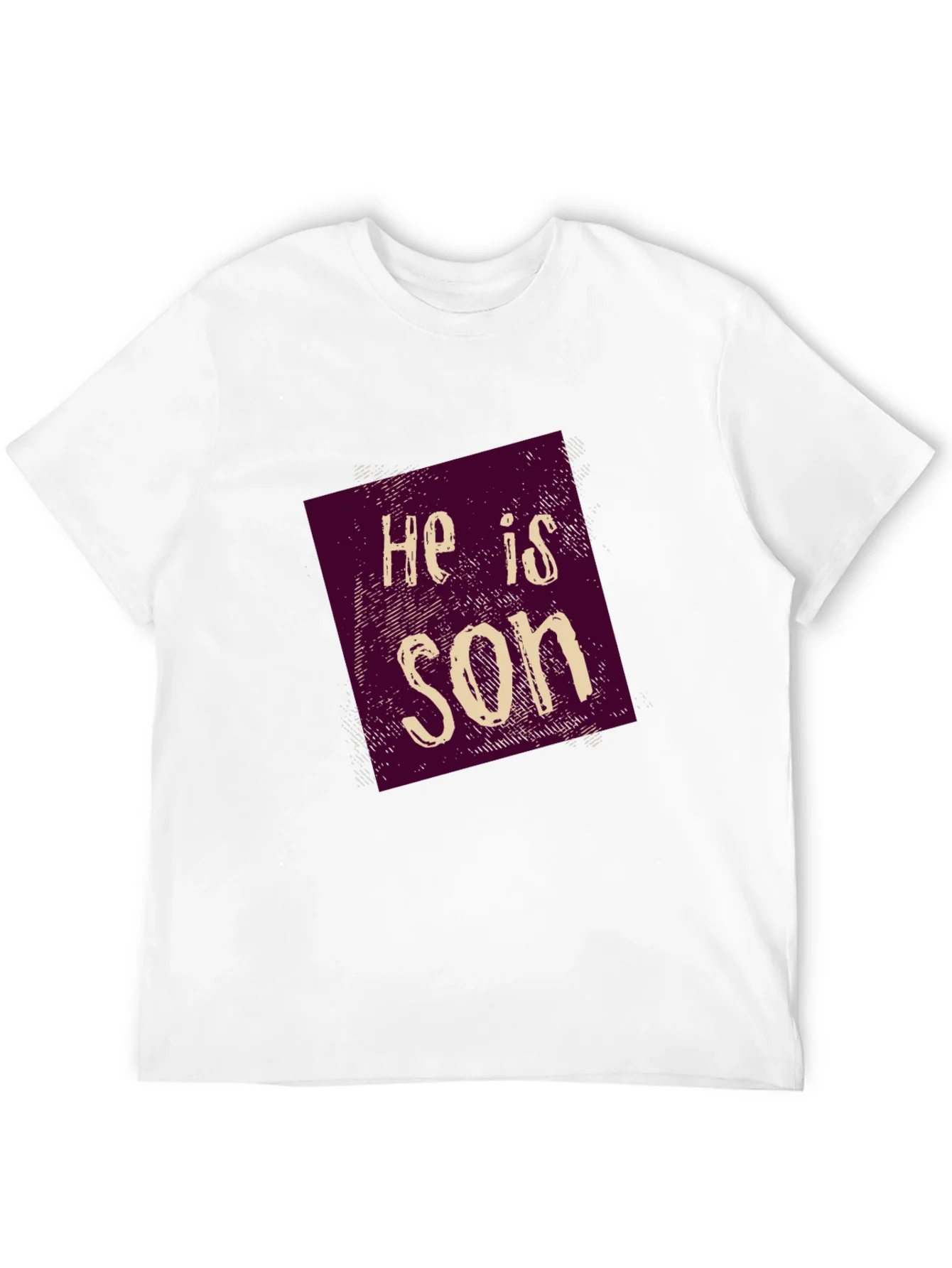 He is Son Graphic Tee - Casual Style