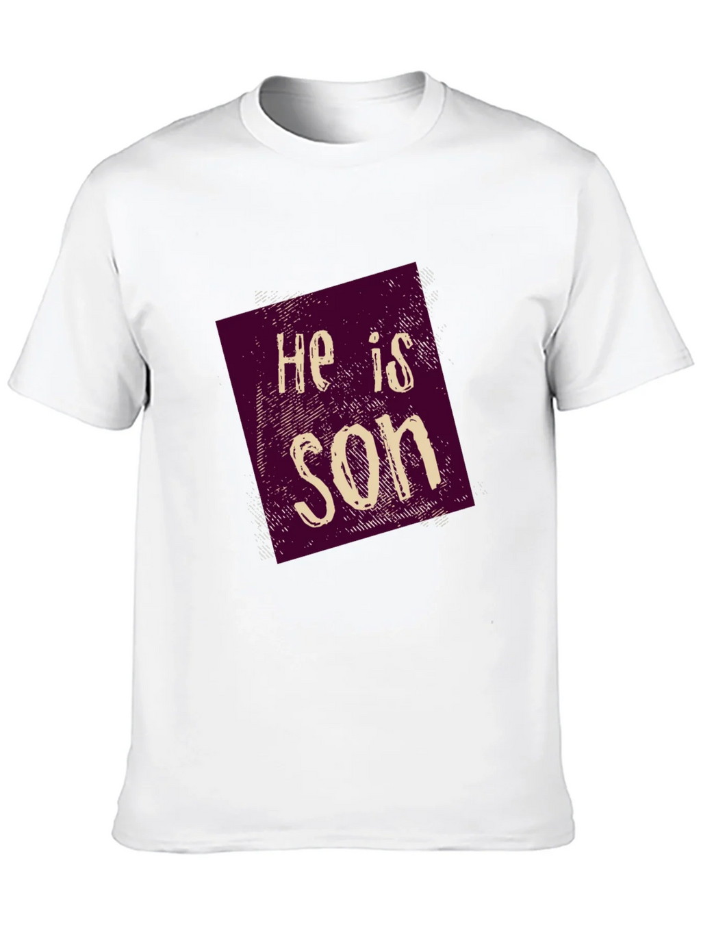 He is Son Graphic Tee - Casual Style