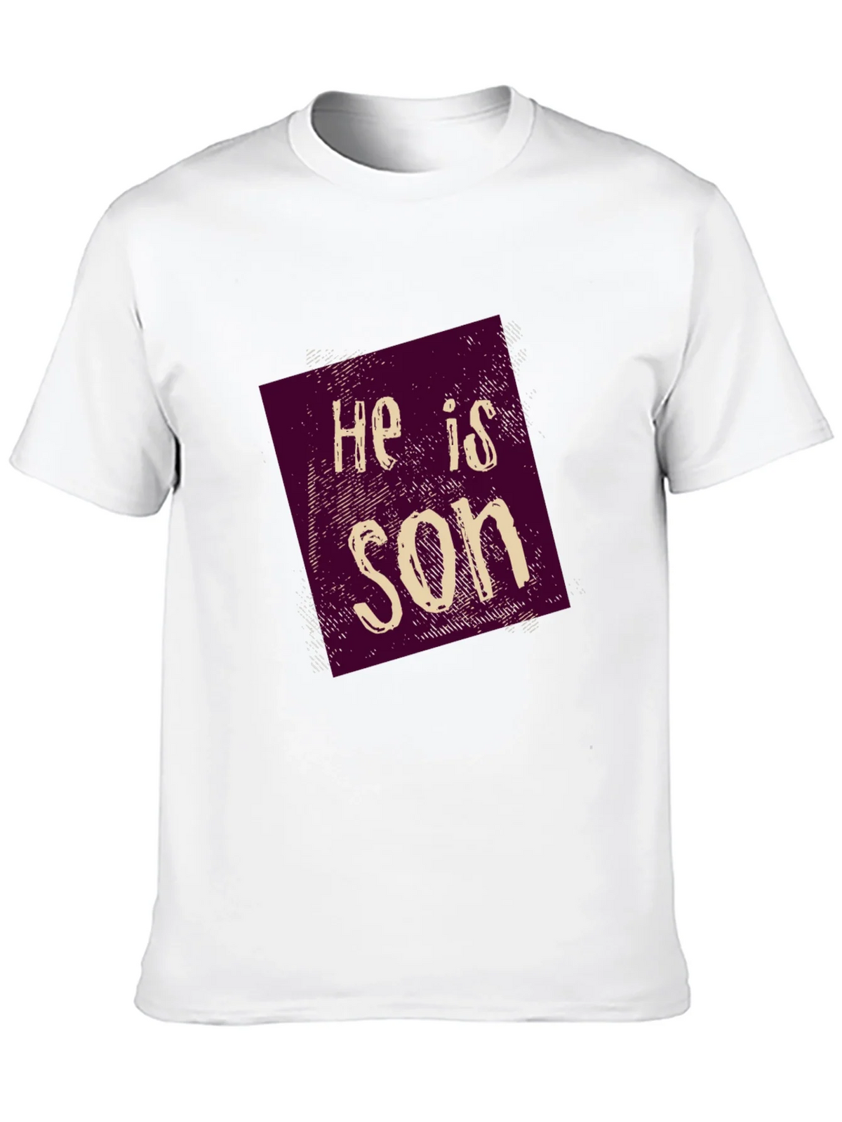 He is Son Graphic Tee - Casual Style