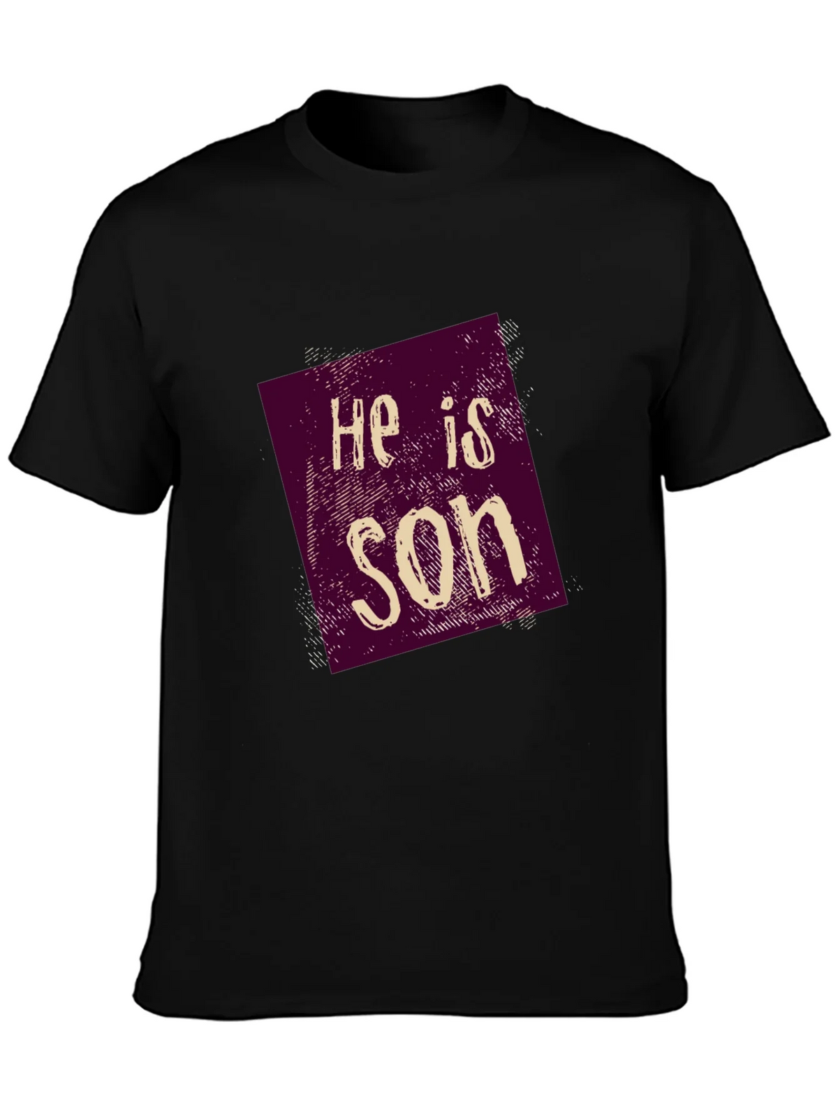 He is Son Graphic Tee - Casual Style