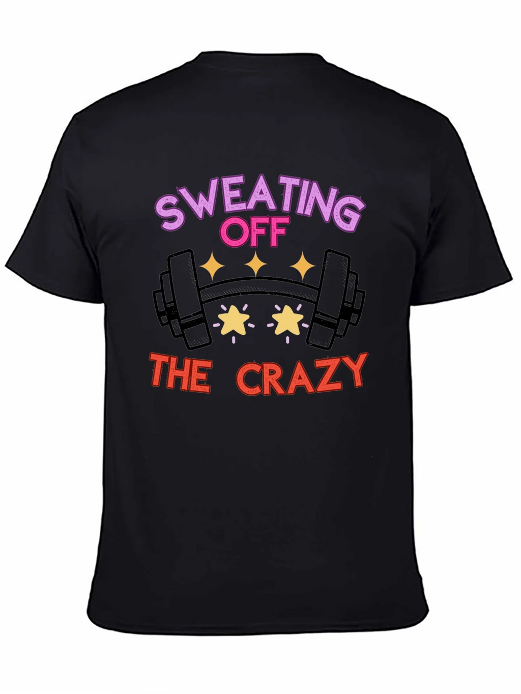 Sweating Off the Crazy Graphic T-Shirt