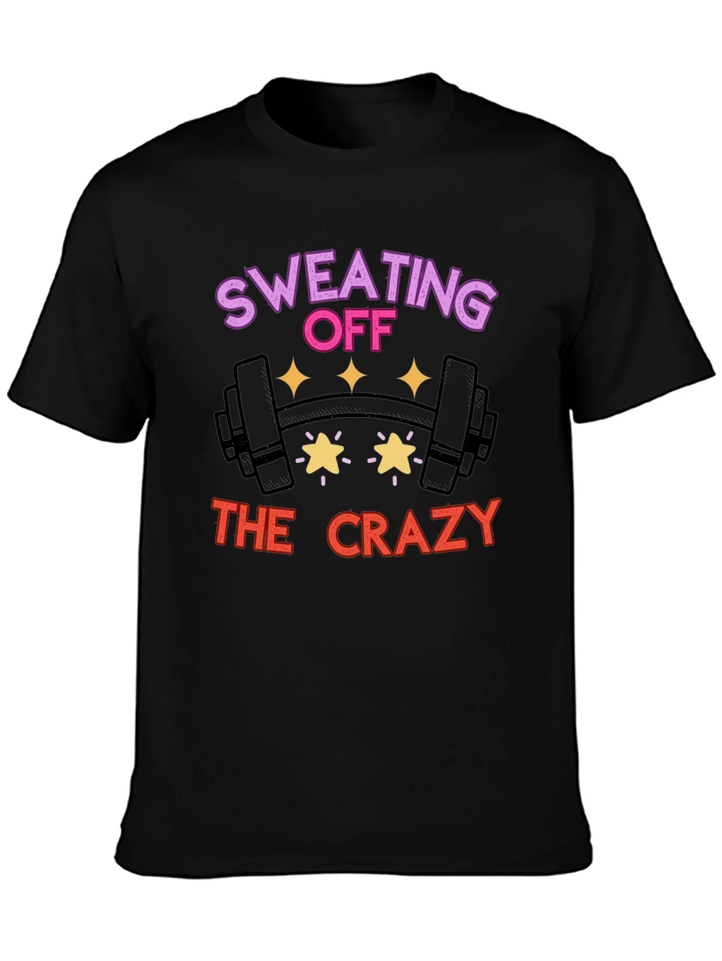 Sweating Off the Crazy Graphic T-Shirt