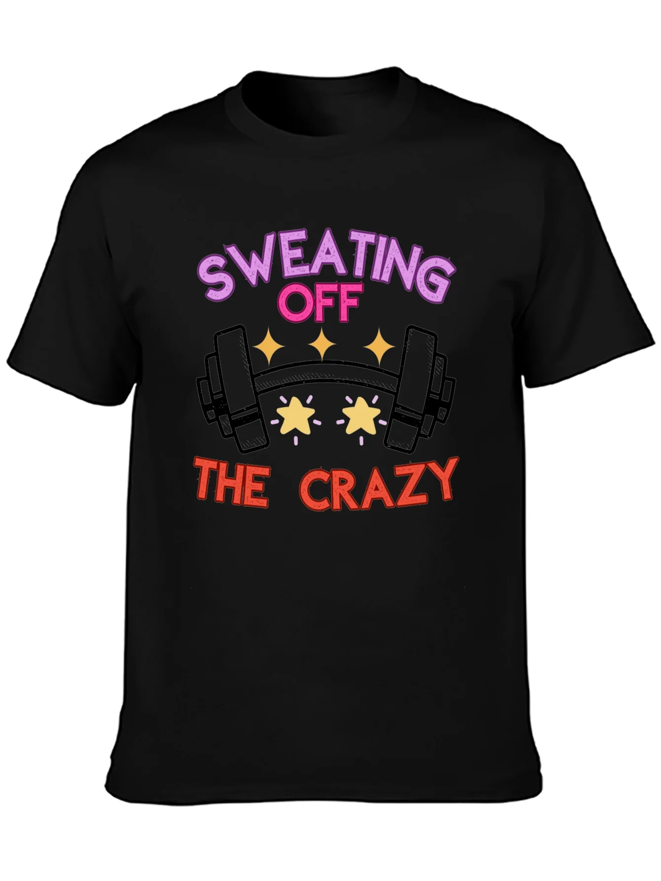 Sweating Off the Crazy Graphic T-Shirt