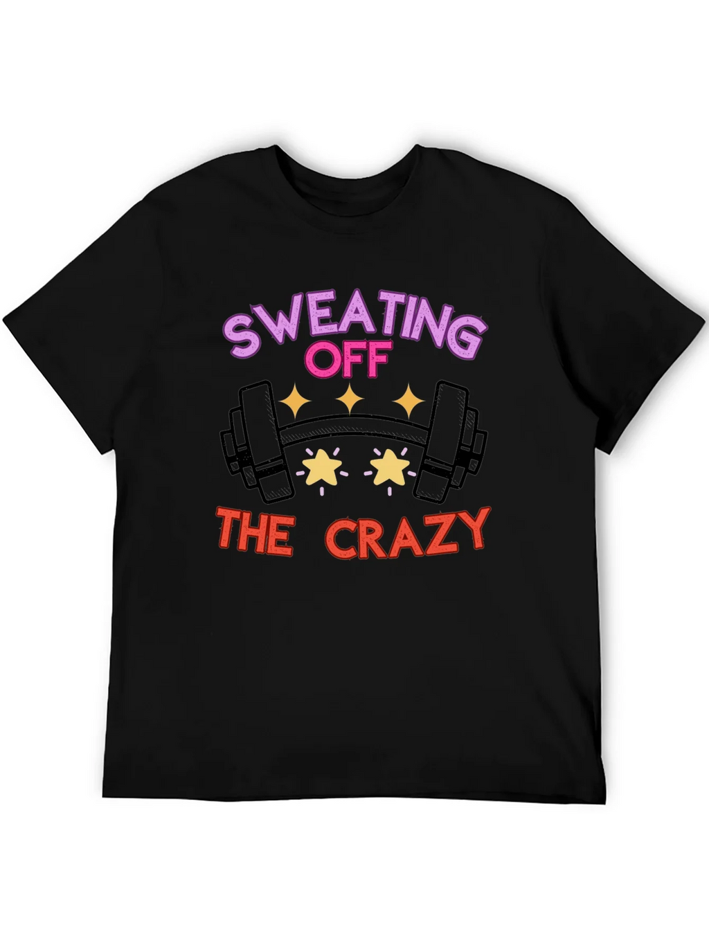 Sweating Off the Crazy Graphic T-Shirt