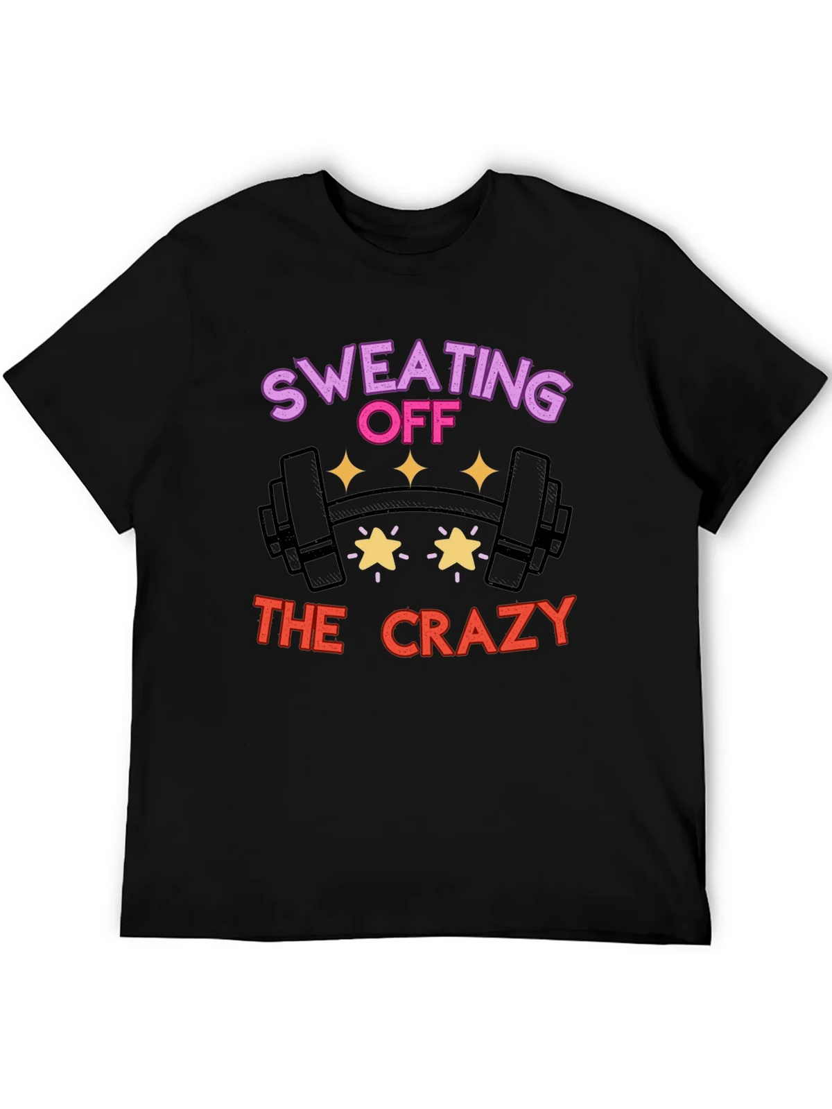 Sweating Off the Crazy Graphic T-Shirt