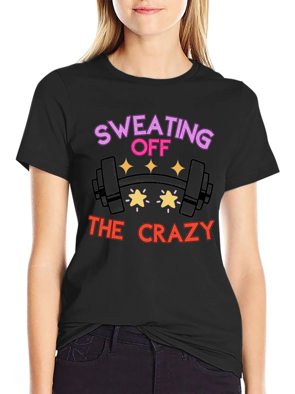 Sweating Off the Crazy Graphic T-Shirt
