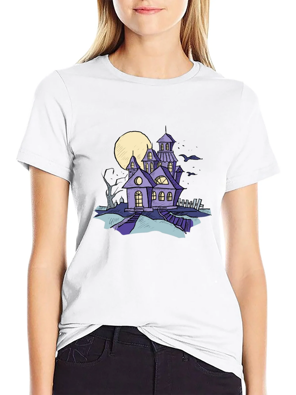 Haunted House Graphic Tee