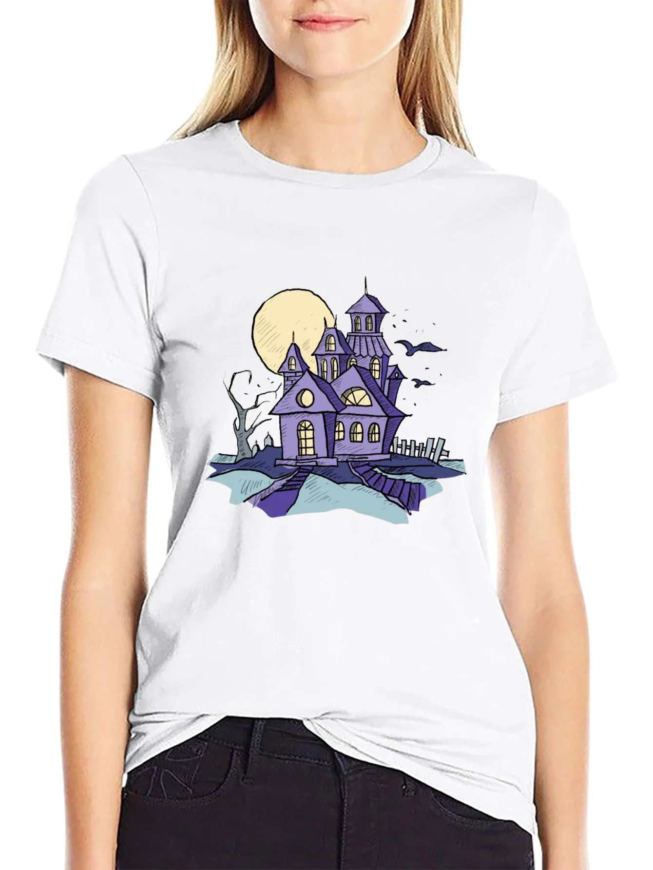 Haunted House Graphic Tee