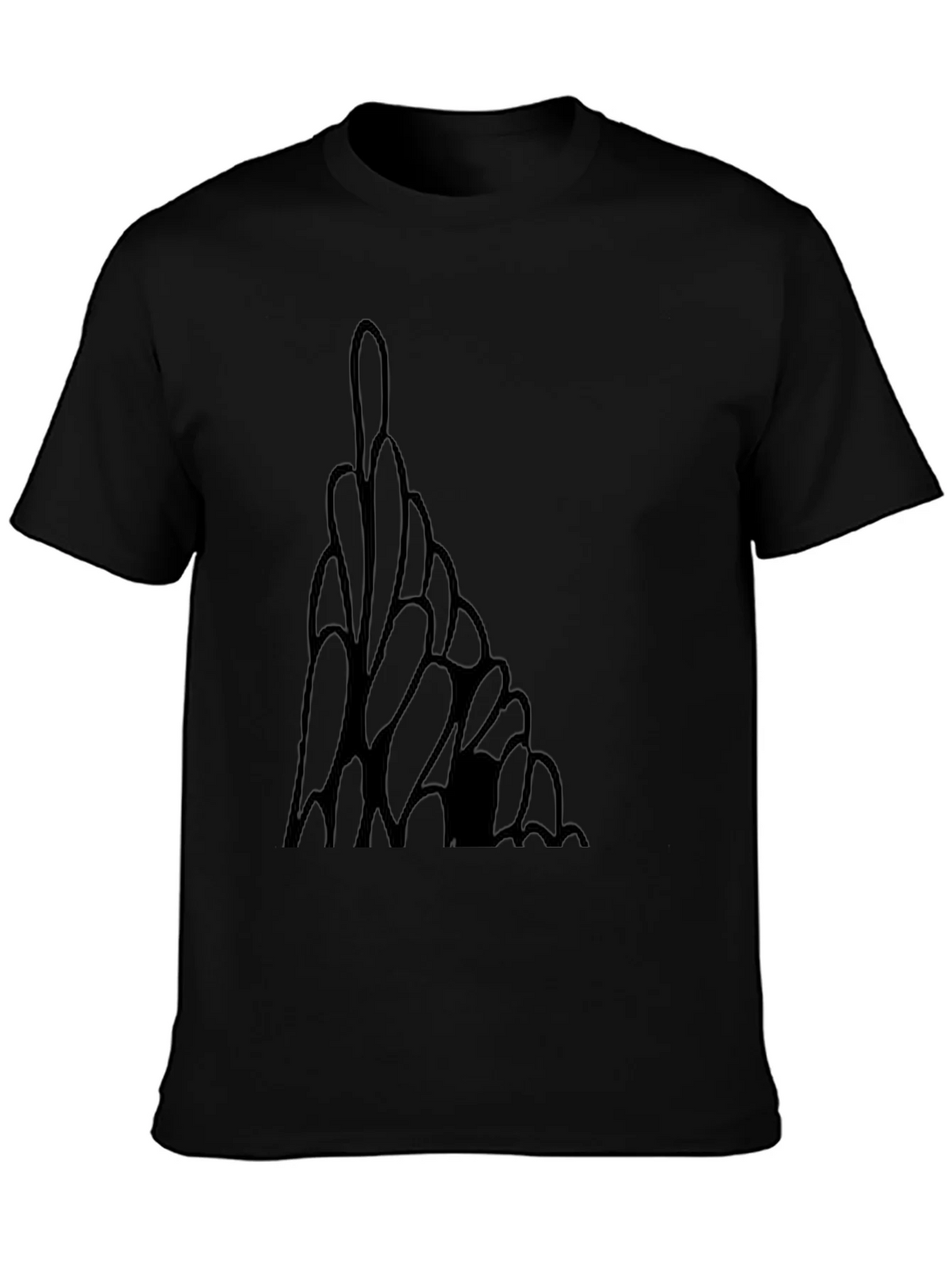 Modern Art Black Tee