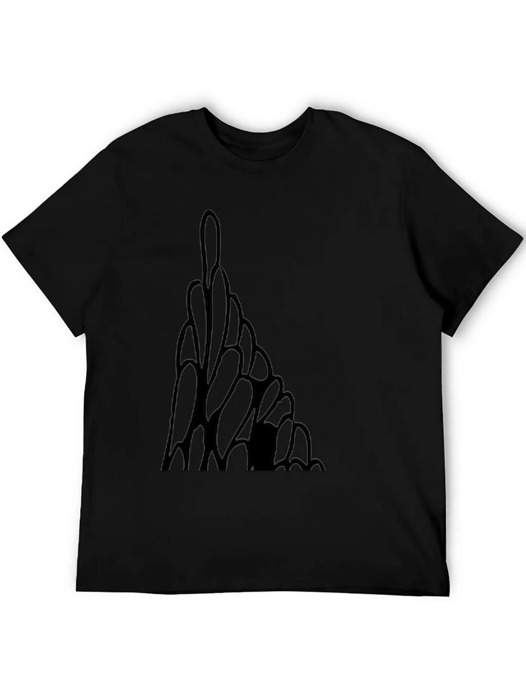 Modern Art Black Tee