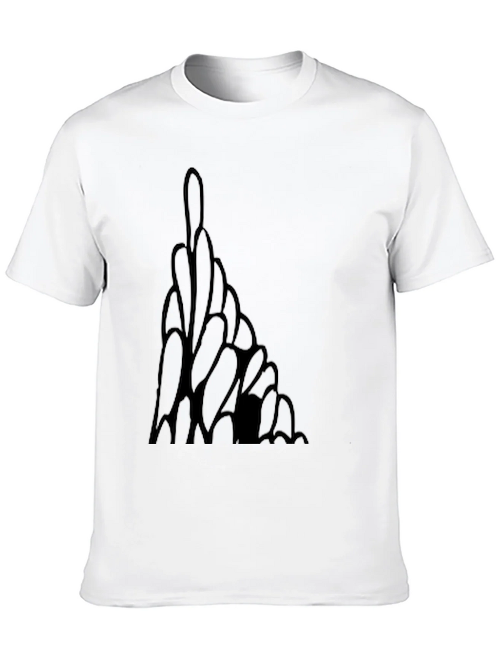 Modern Art Black Tee