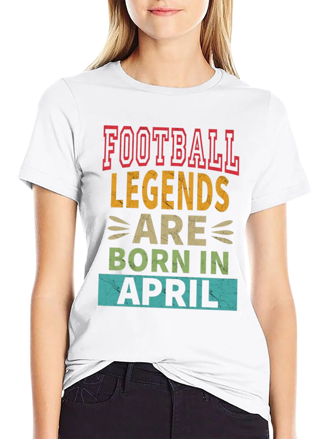 Football Legends Born In April T-Shirt