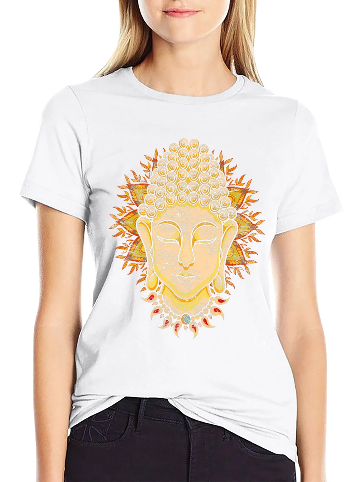 Buddha Graphic Tee - Spiritual Black T-Shirt