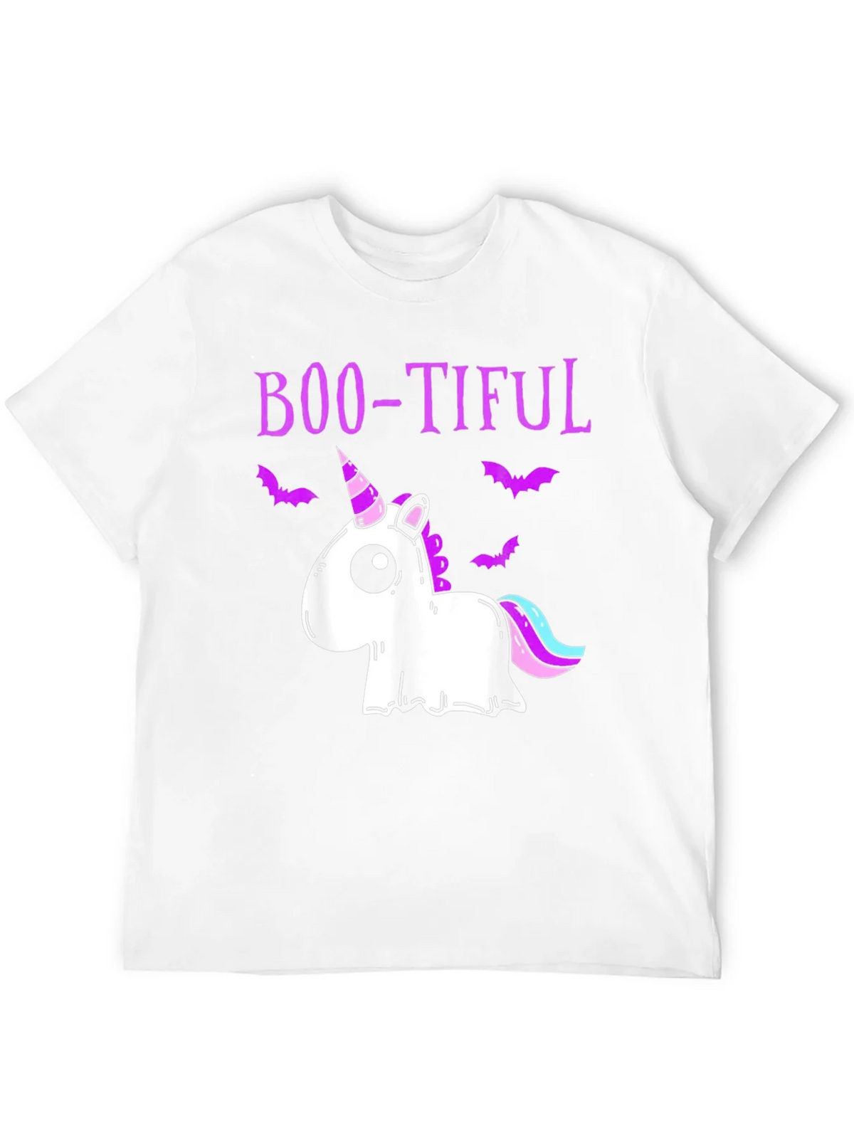 Boo-tiful Ghost Unicorn Halloween T-Shirt