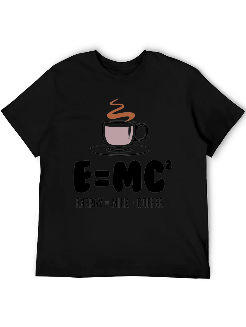 E=MC² Coffee T-Shirt - Energy Formula Tee