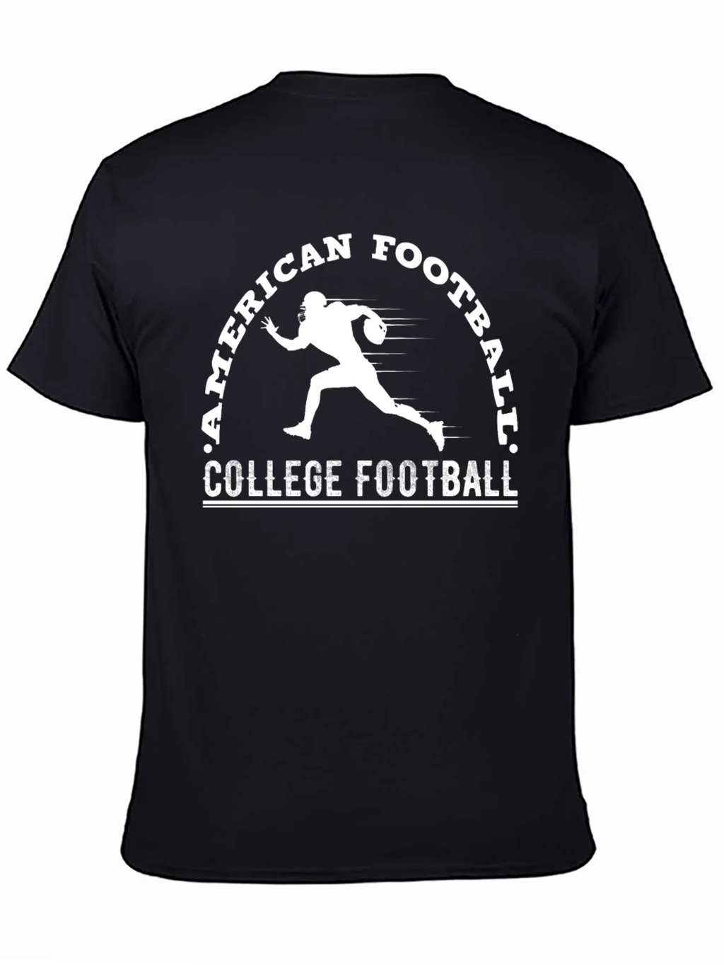 American College Football T-Shirt - Black
