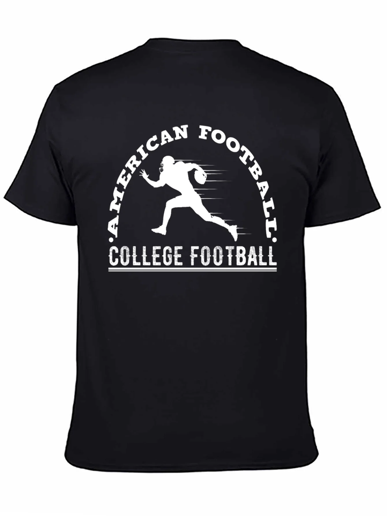 American College Football T-Shirt - Black