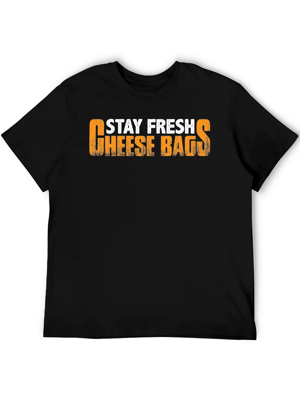Stay Fresh Cheese Bags Black T-Shirt
