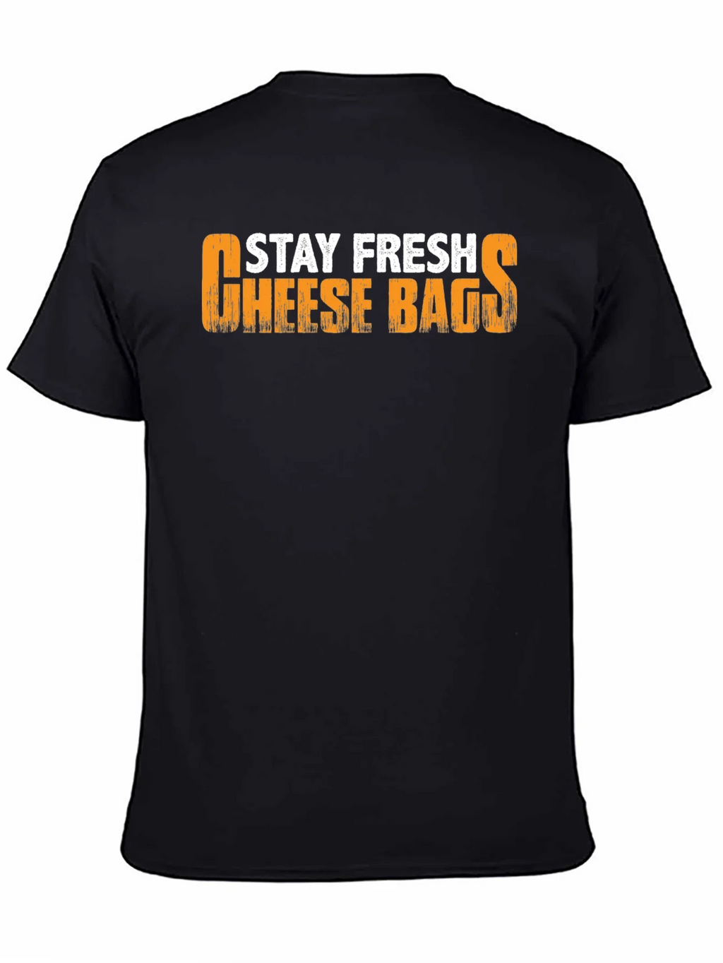 Stay Fresh Cheese Bags Black T-Shirt