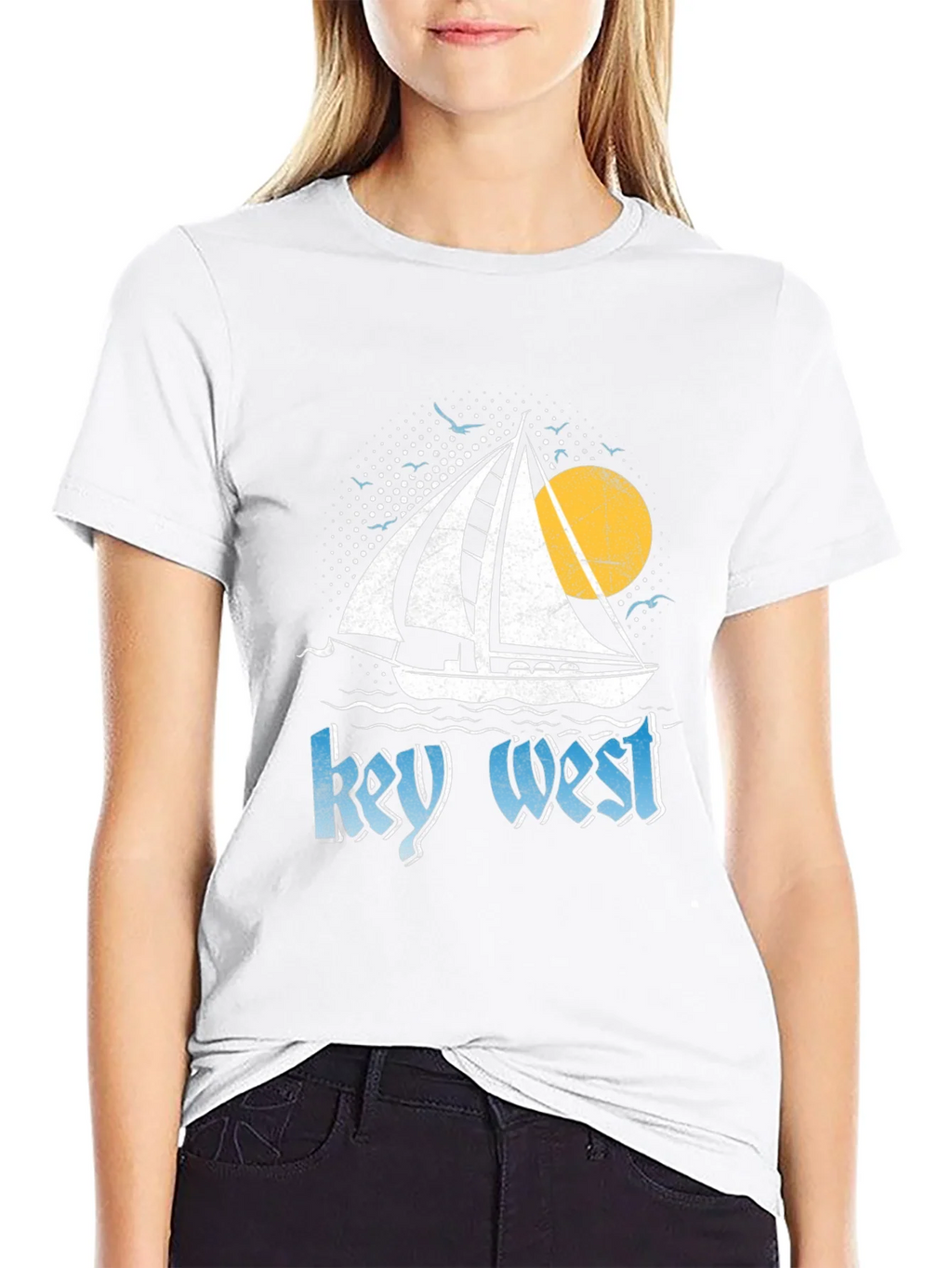 Key West Sailboat Graphic Tee