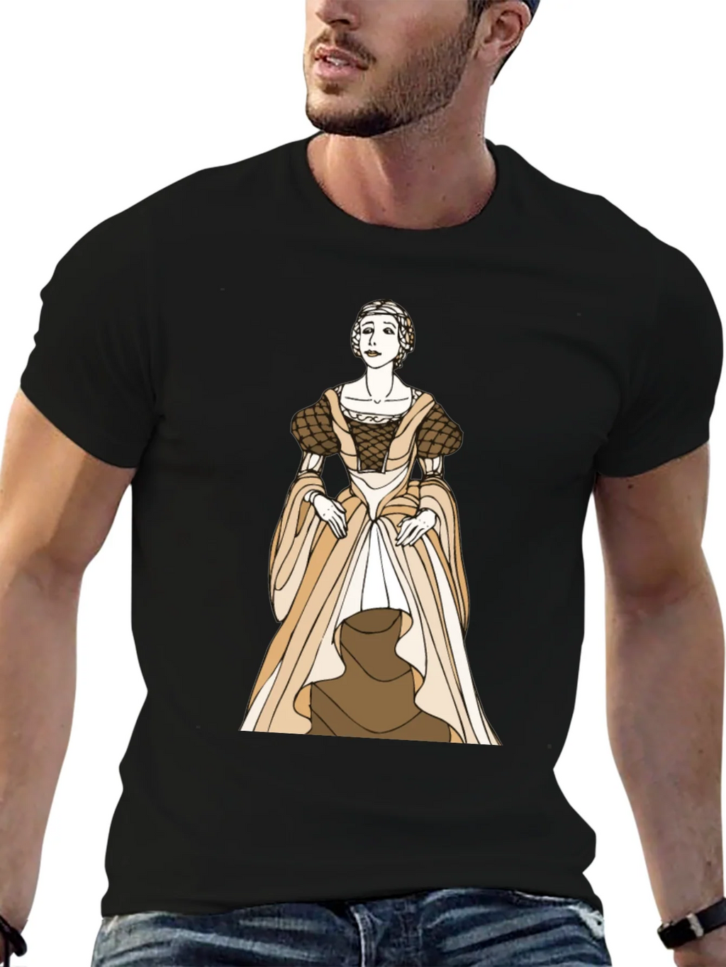 Renaissance Woman Graphic Tee - Black