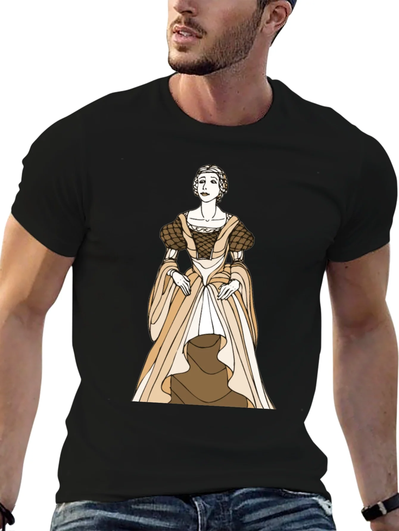 Renaissance Woman Graphic Tee - Black