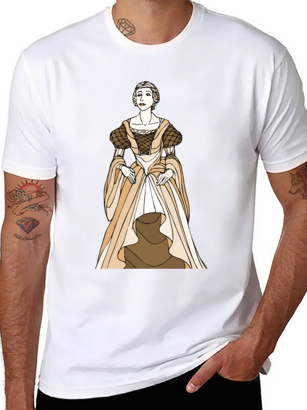 Renaissance Woman Graphic Tee - Black
