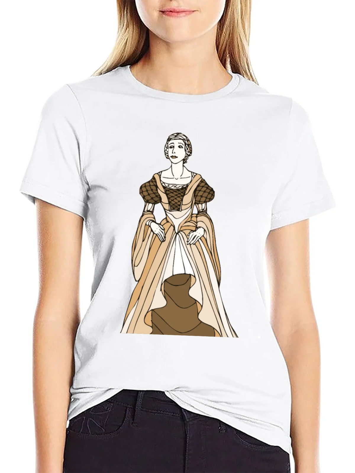 Renaissance Woman Graphic Tee - Black