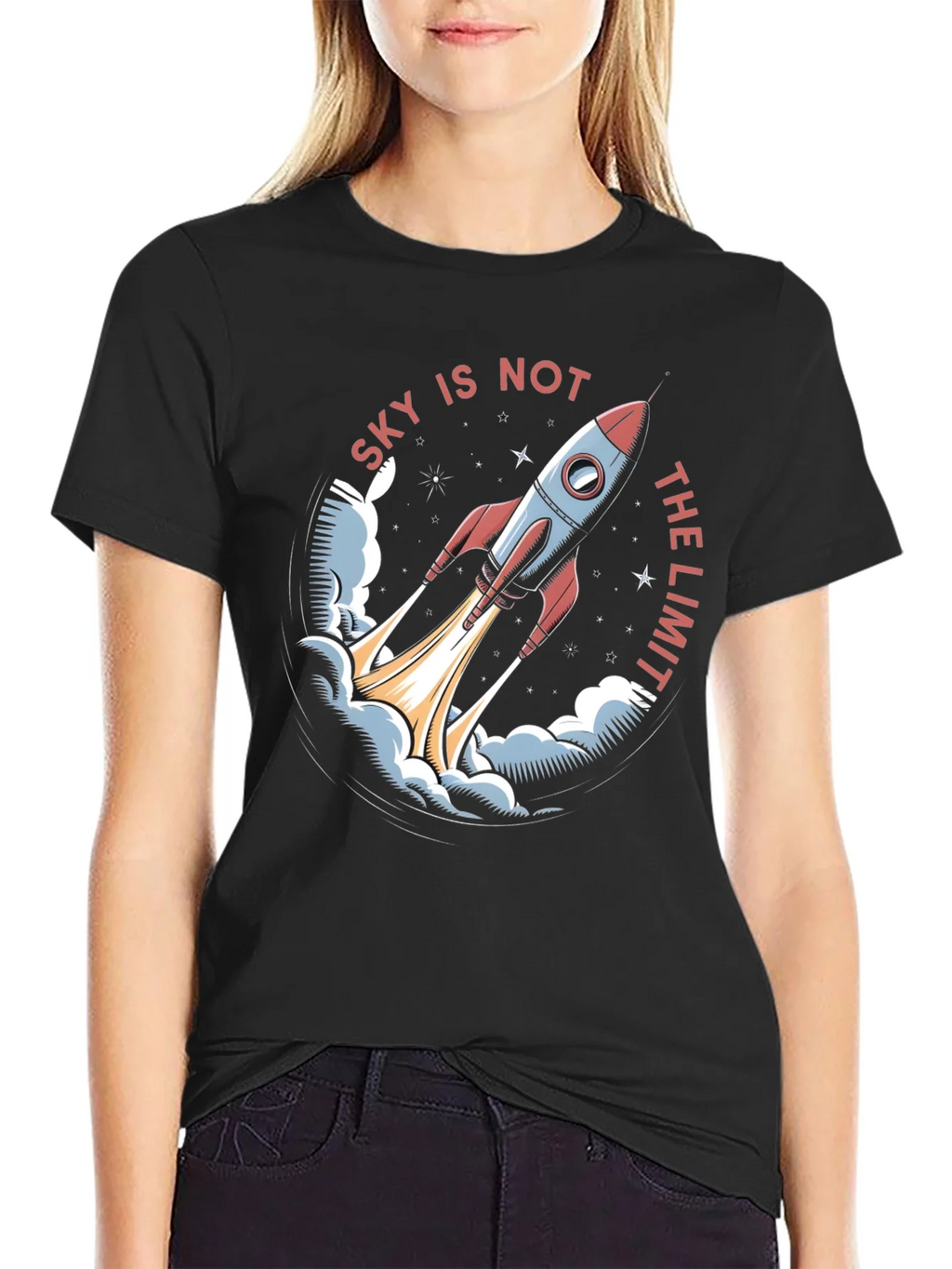Sky Is Not The Limit Rocket T-Shirt
