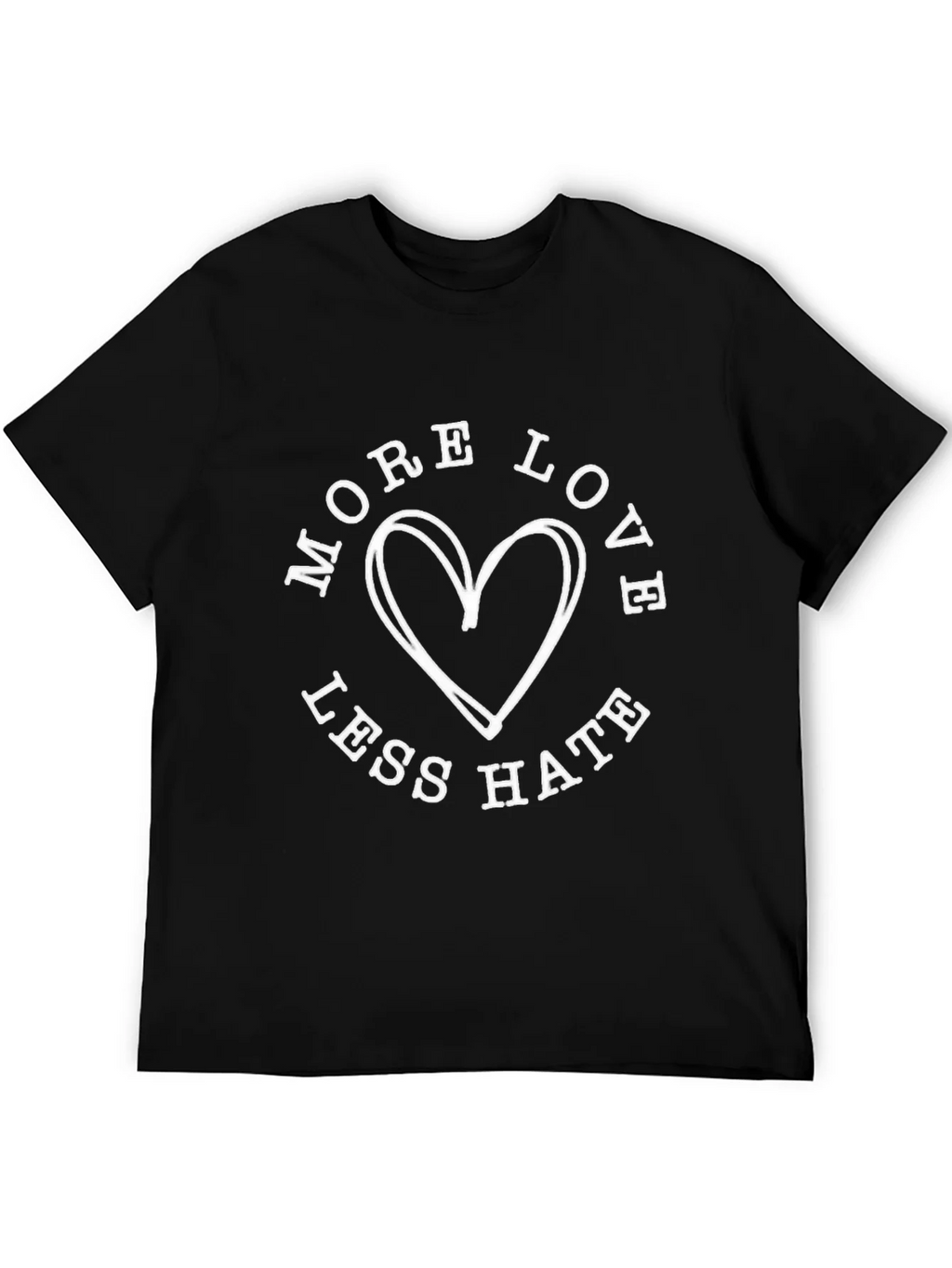 More Love Less Hate Graphic Tee