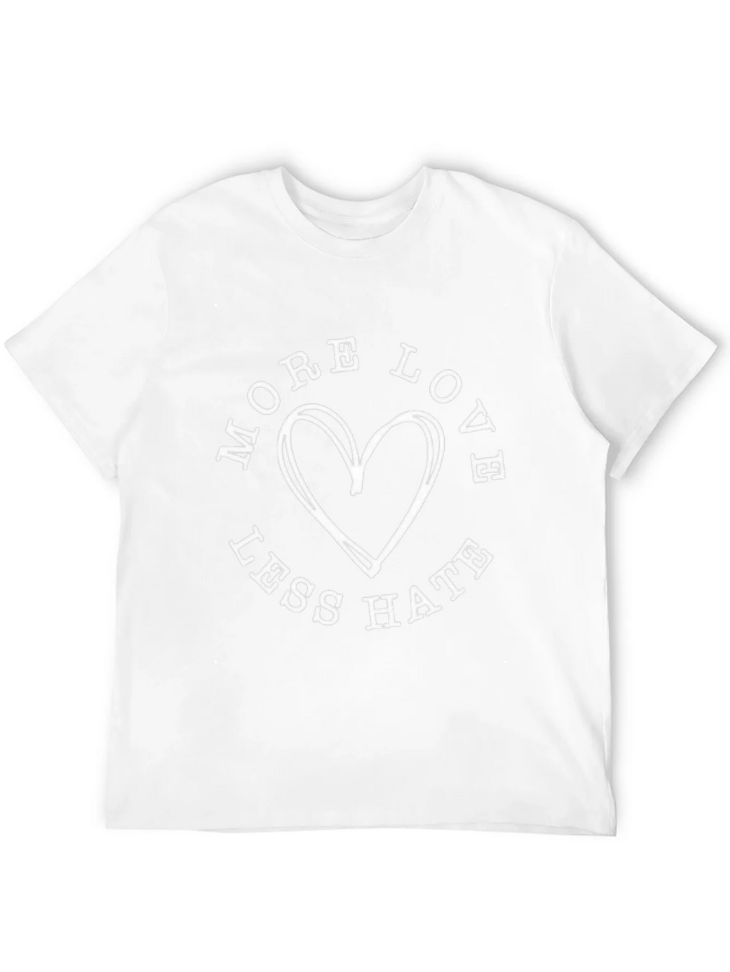 More Love Less Hate Graphic Tee
